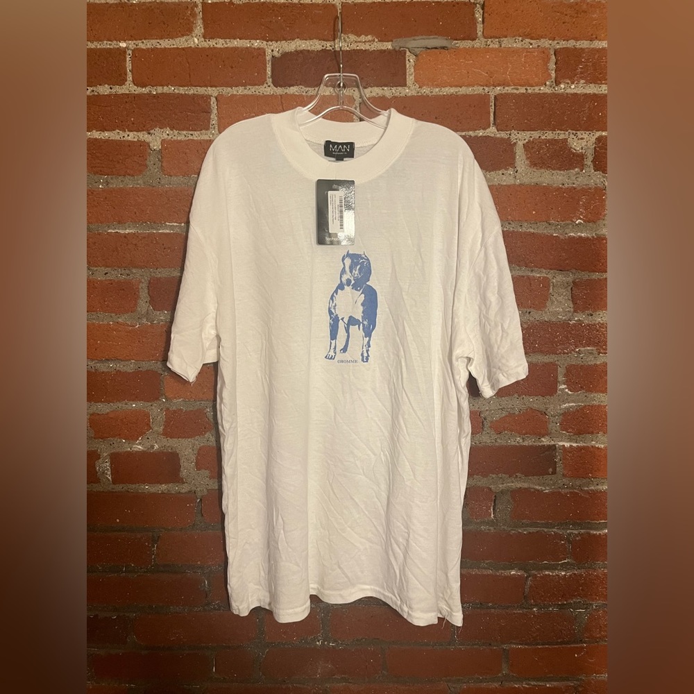 NEW Oversized Homme Mock Neck Designer Style Shirt